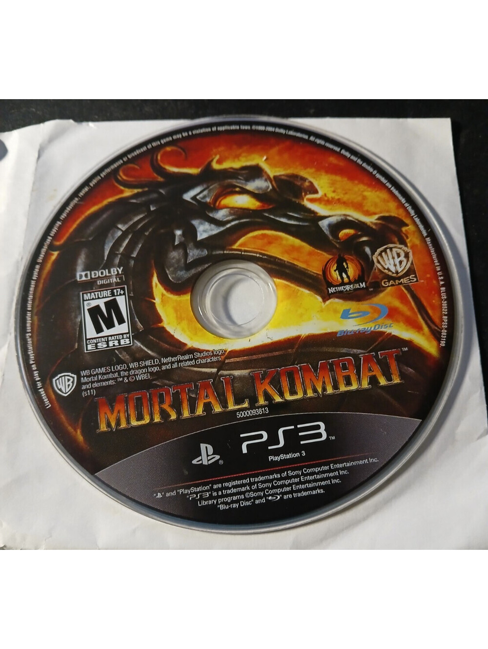 Mortal Kombat (Sony PlayStation 3, 2011)